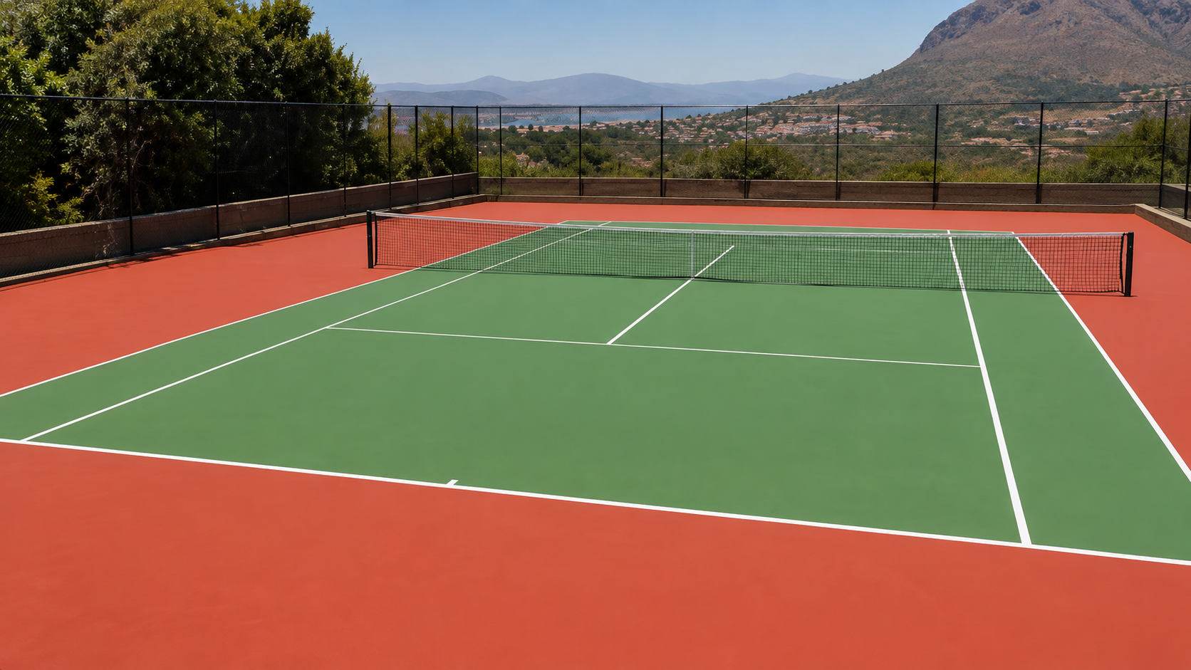 Tennis court concept